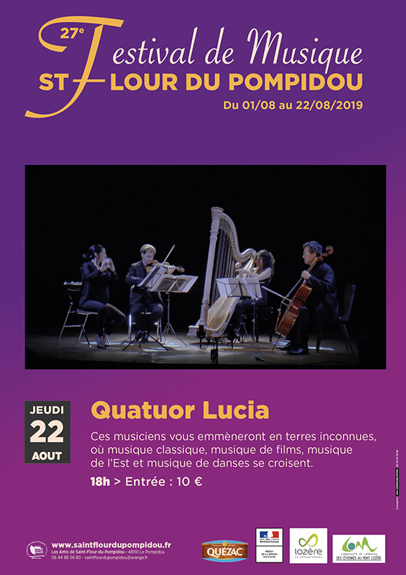 Quatuor Lucia   – Jeudi 22 août 2019